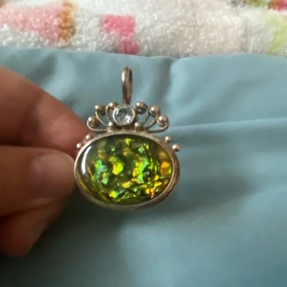 Sterling silver Gemstone Pendant - Picture 1 of 4